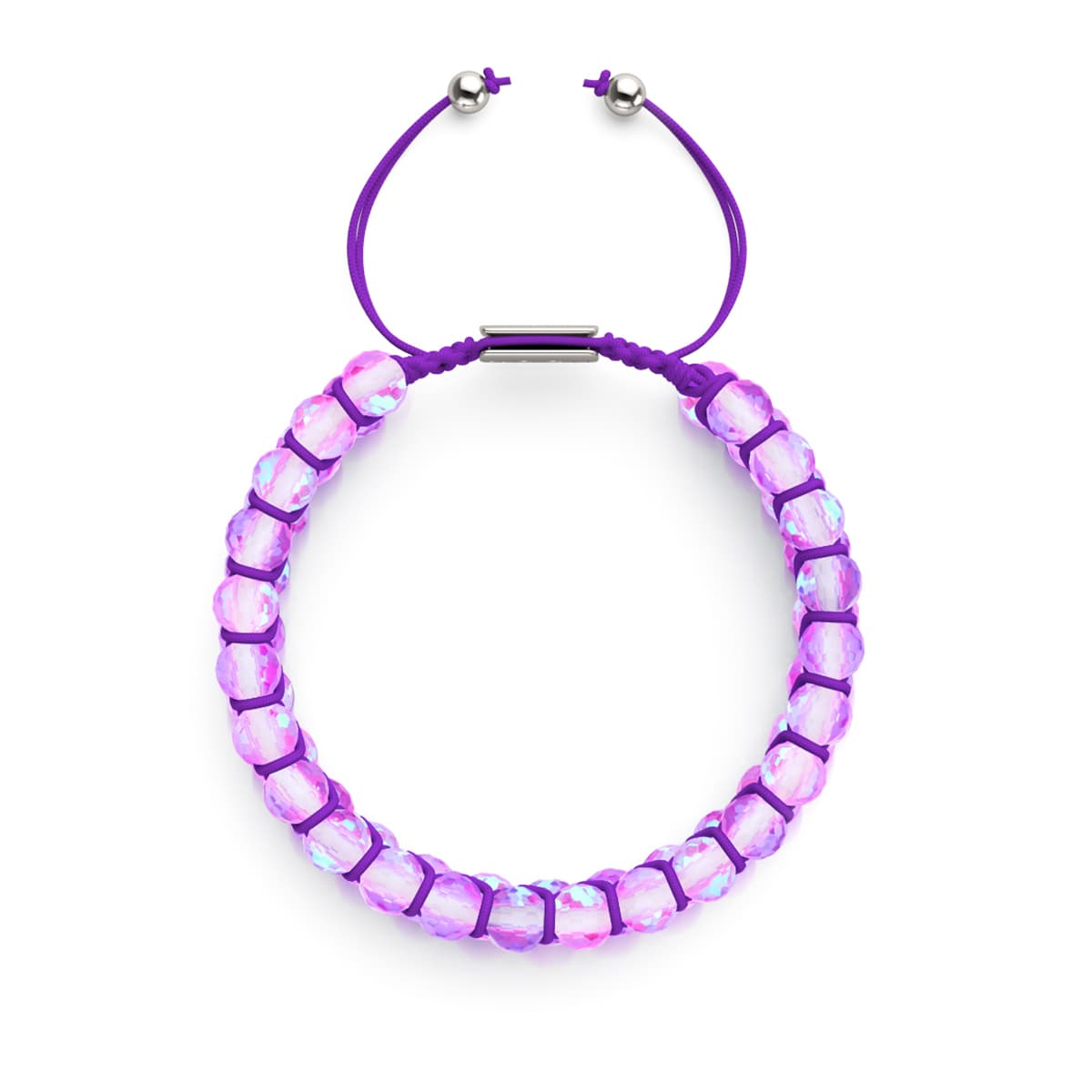 Ultraviolet | Argent | Bracelet Vitalité Prisma